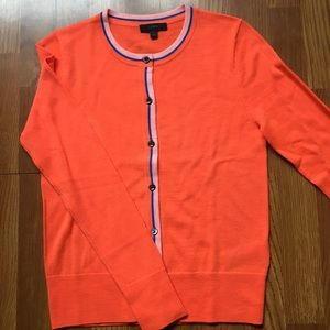 J. Crew Jackie Tipped Merino Cardigan